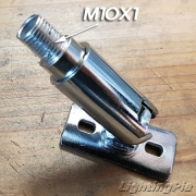 M10X1山 벽부형 자유봉 크롬도금(Φ15mm)