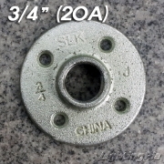 백 B Type 3/4인치 후렌치(후렌지)(20A)-파이프조명/파이프인테리어