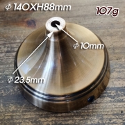 동브론즈 스탠드 받침(Lamp Base Φ140XH88mm/107g) 주로 관절스탠드 받침으로 사용